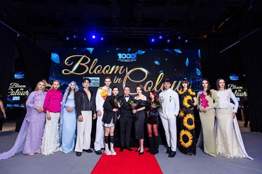 Bloom in Colour fashion show runway