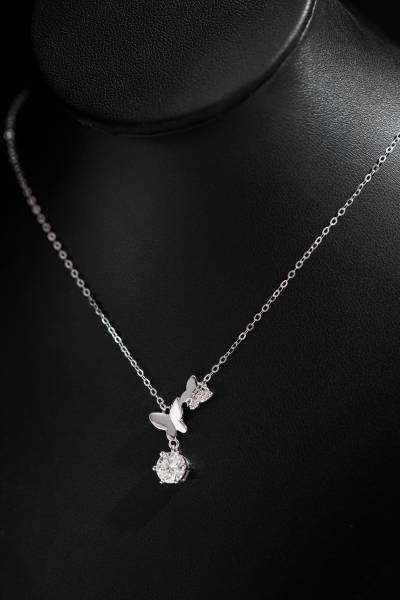 1CT BUTTERFLY NECKLACE