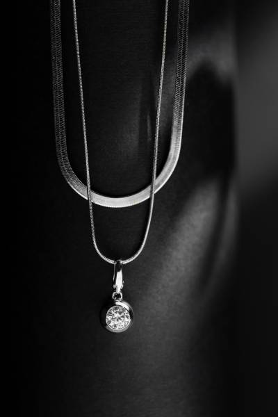 DOUBLE LAYER NECKLACE _WG