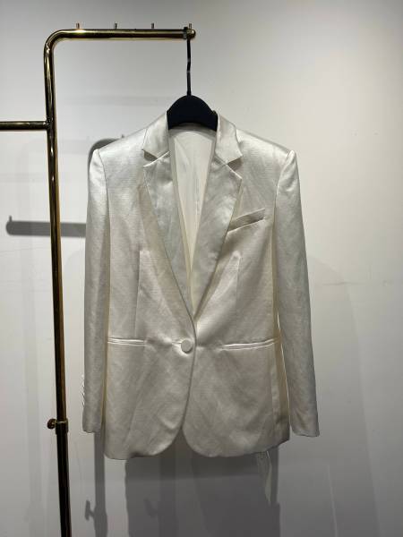 White Gloss Blazer