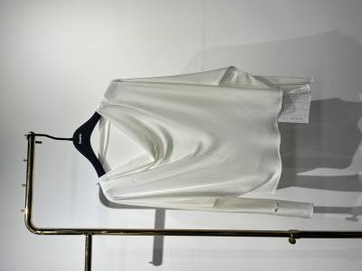 Draped Silk Top