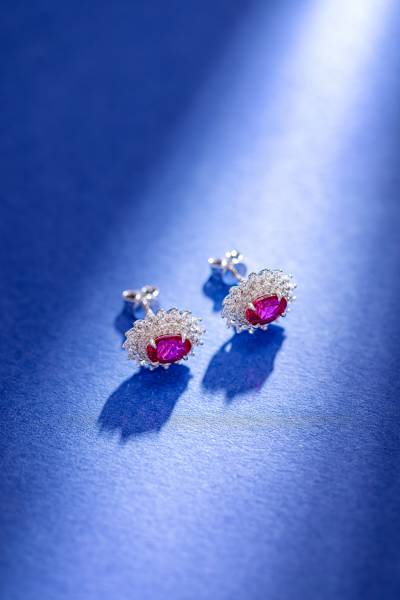 RUBY EARRING