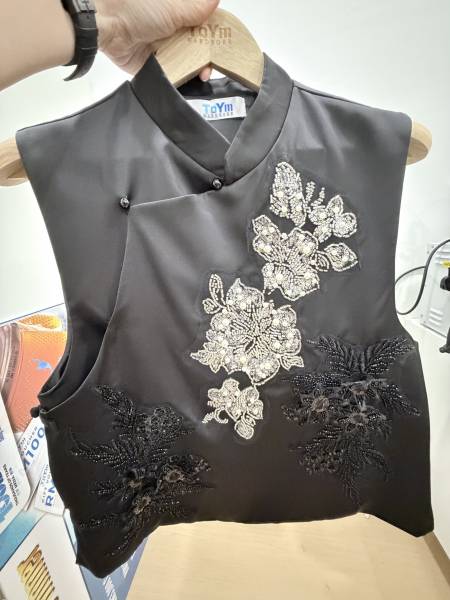 Black Embroidered Outer Wear(S)