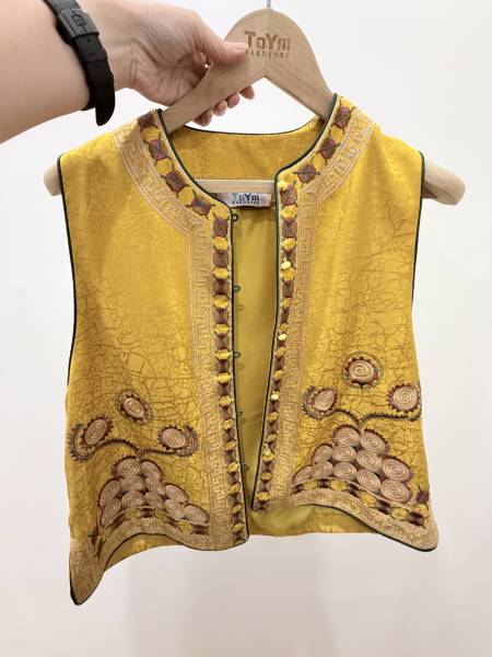 Mustard Embroidered Outer Wear(S)