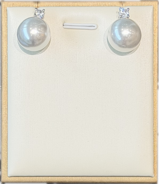 Diamond Pearl Earring (S)