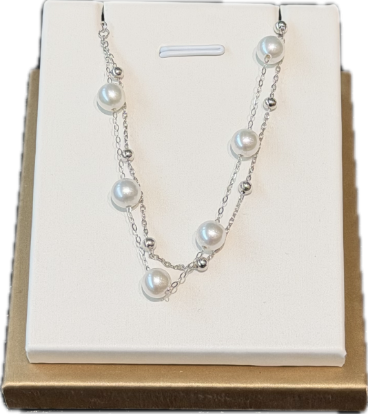 Mini Luna Pearl Neclace (S)