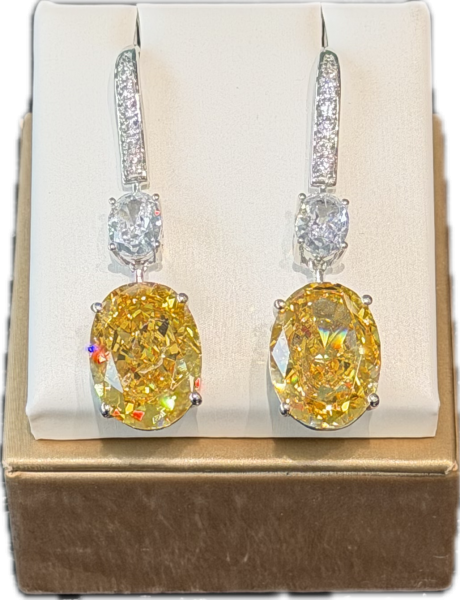 Golden Citrine Earring (S)