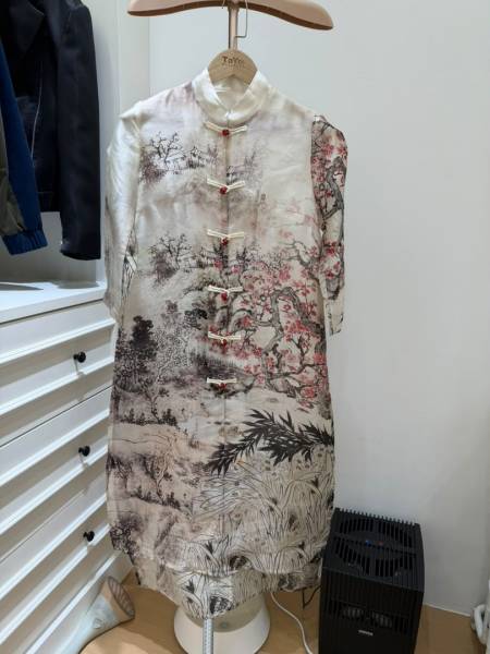 Sheer Garden Long Dress (S)