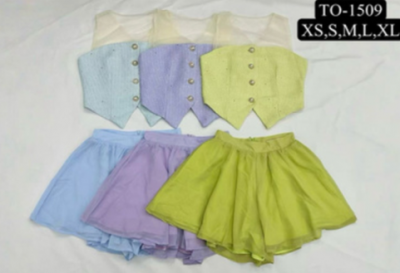 Tennis Vest Top & Skorts